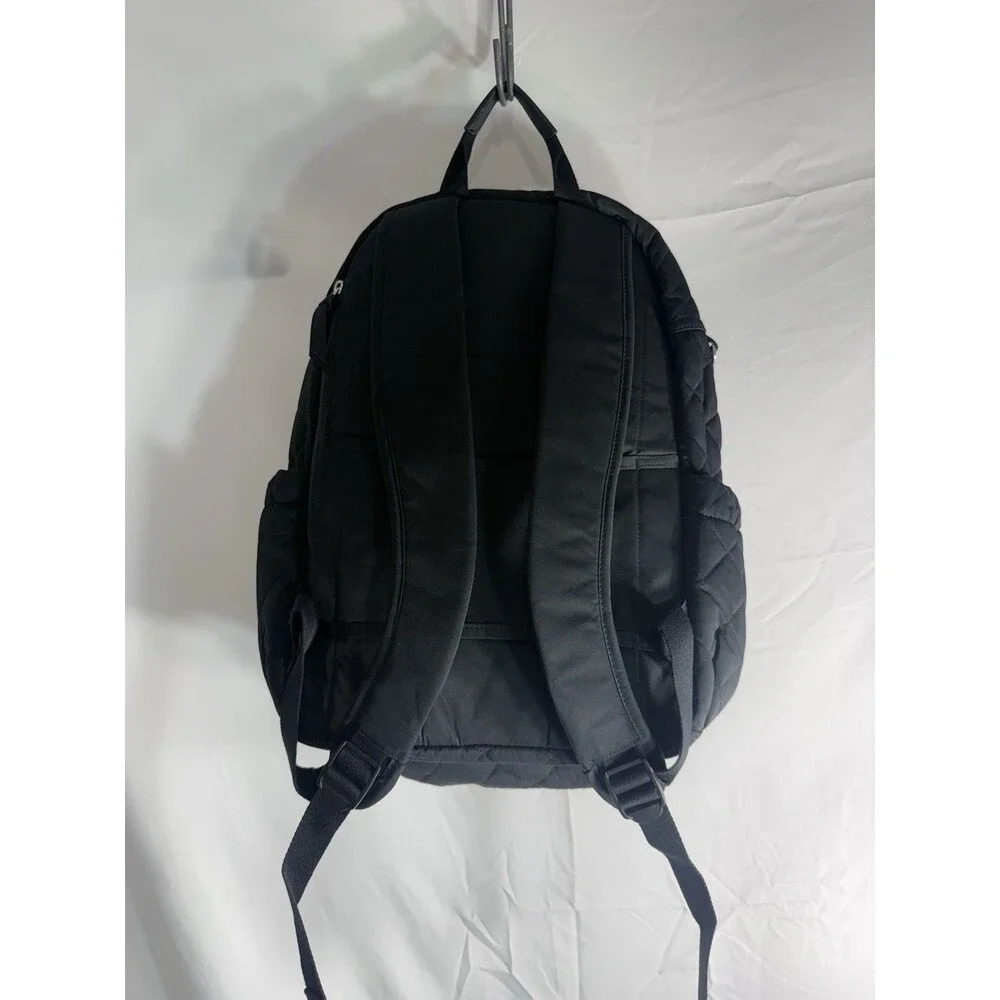 Vera Bradley Large Quilted Backpack Black Unisex  Fabric  NWT